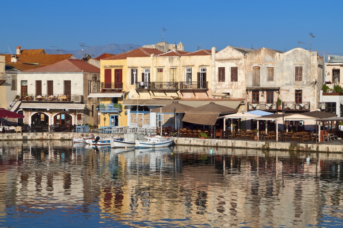 'Rethymno city and the old Venetian port at Crete island in Greece' - Kreta
