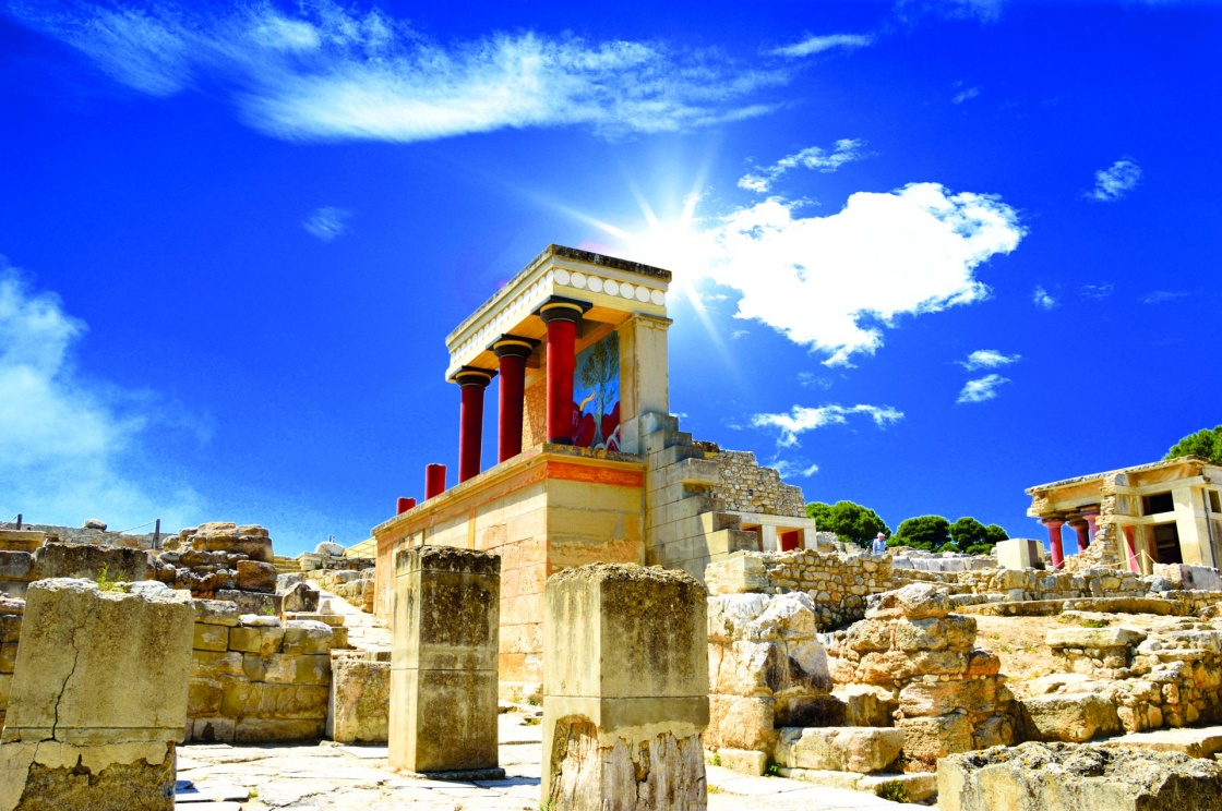 'Knossos palace at Crete, Greece Knossos Palace' - Kreta